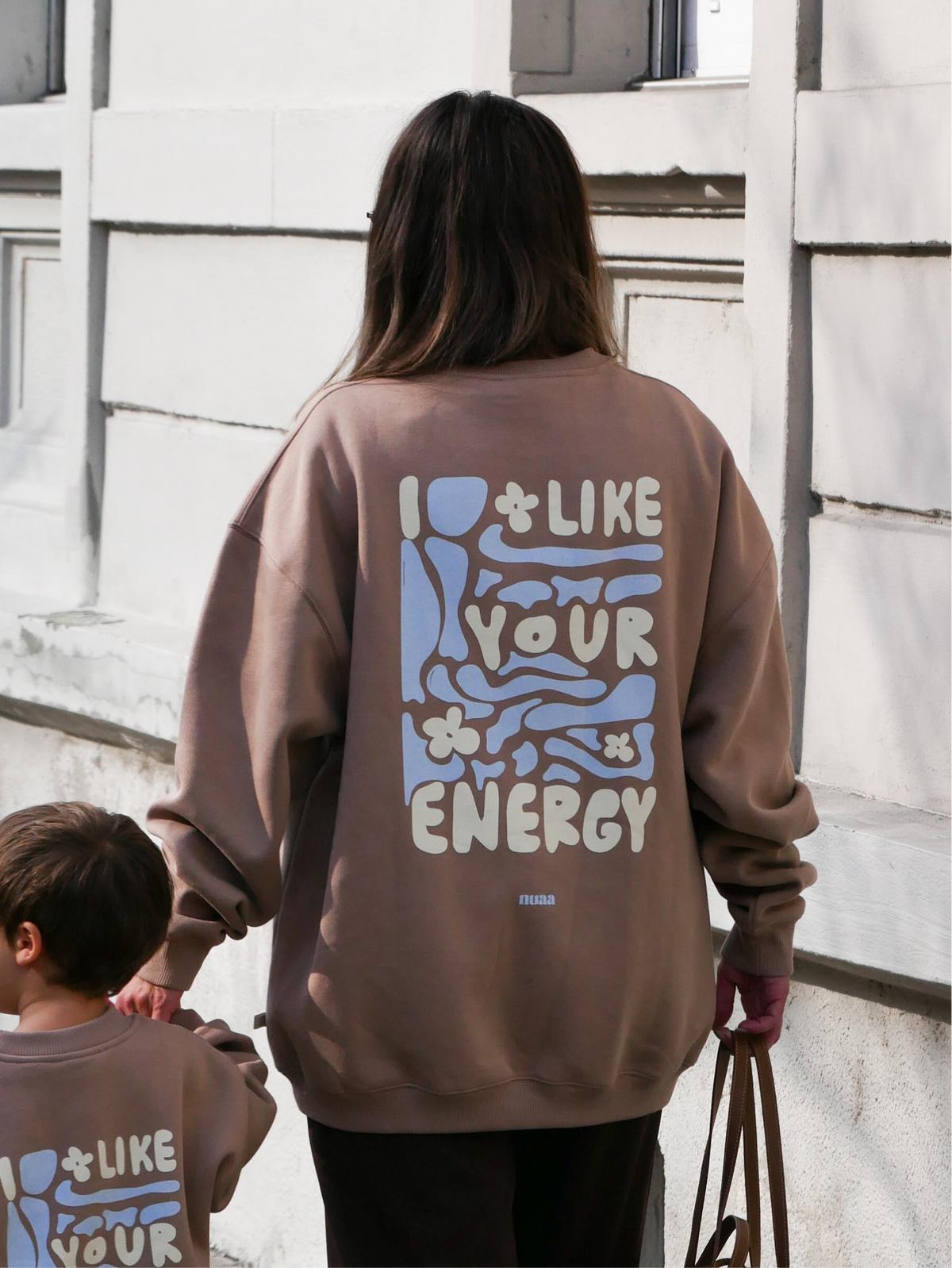 Mom I Like Your Energy Light Brown