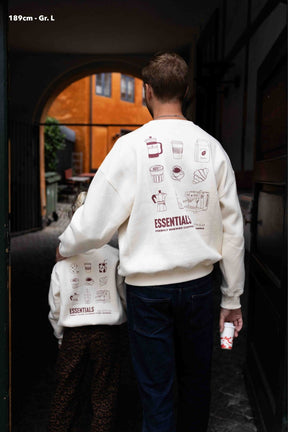 Men Coffee Essentials Sweater Vanilla