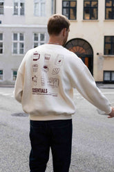 Men Coffee Essentials Sweater Vanilla