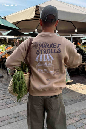 Men Market Strolls Sweater Light Brown