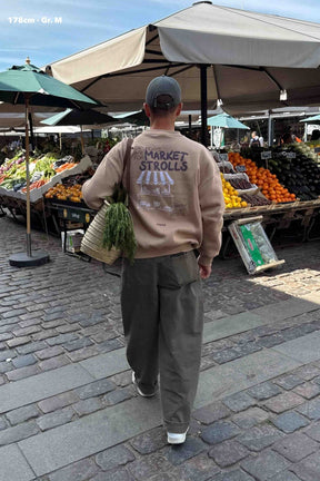 Men Market Strolls Sweater Light Brown