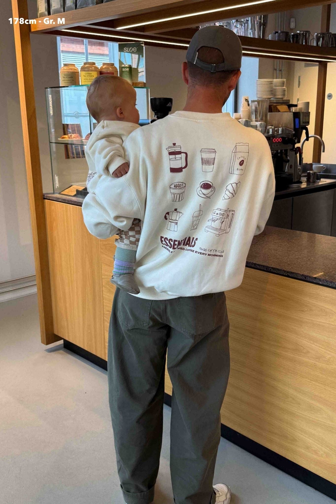 Men Coffee Essentials Sweater Vanilla