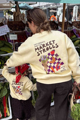 Women Market Besties Sweater Honey Cream
