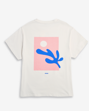 MINI & ME Set - Coral T-Shirt Off White/Peach