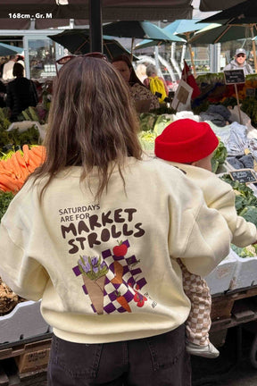 Women Market Besties Sweater Honey Cream