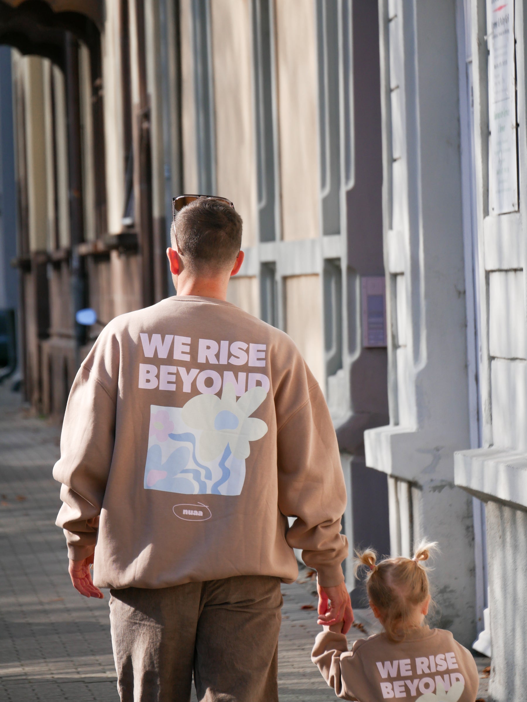 Dad Rise Beyond Sweater Light Brown