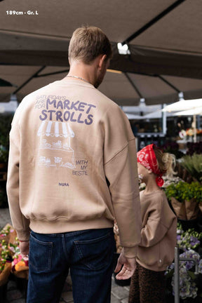 Men Market Strolls Sweater Light Brown