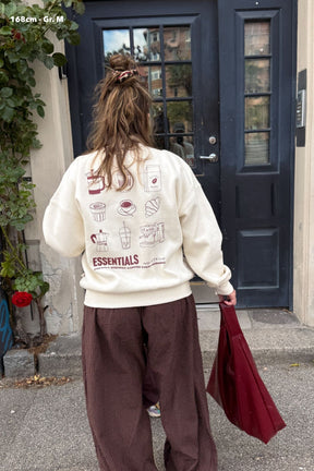 Women Coffee Essentials Sweater Vanilla