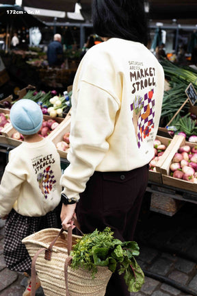 Women Market Besties Sweater Honey Cream