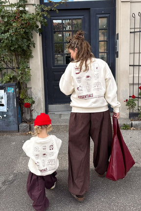 Women Coffee Essentials Sweater Vanilla