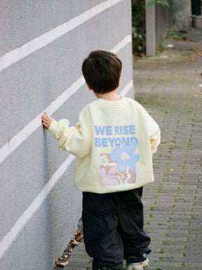 Kids Rise Beyond Sweater Butter Yellow
