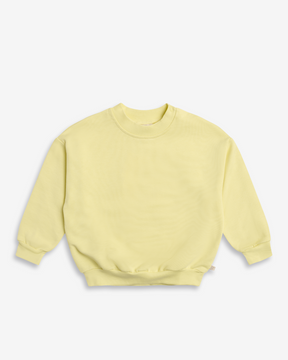 Core Memories Oversized Sweater Lemon