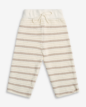 Leichte Strickhose Mocha Stripes