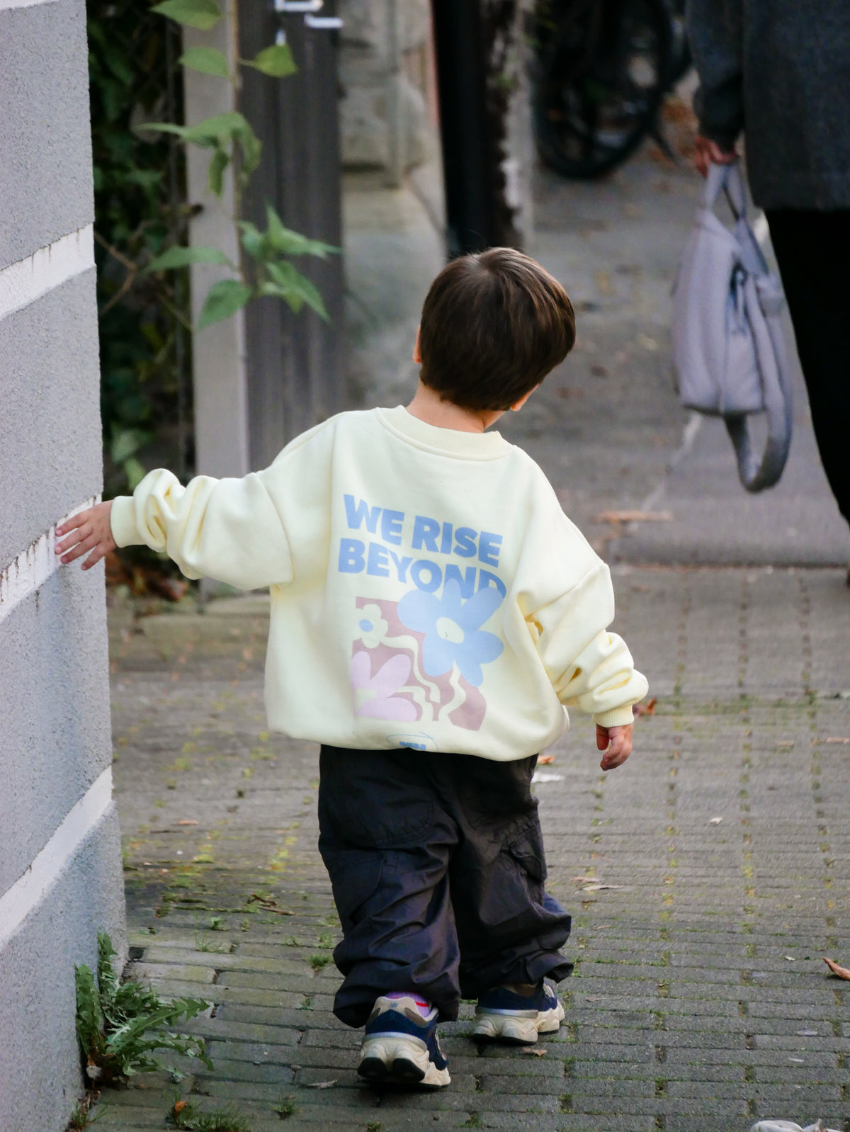 Kids Rise Beyond Sweater Butter Yellow