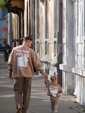 Kids Rise Beyond Sweater Light Brown