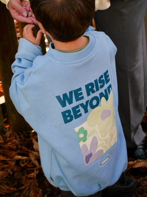 Kids Rise Beyond Sweater Dusty Blue