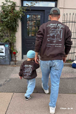 Men Hugs & Coffee Sweater Chocolate Brown