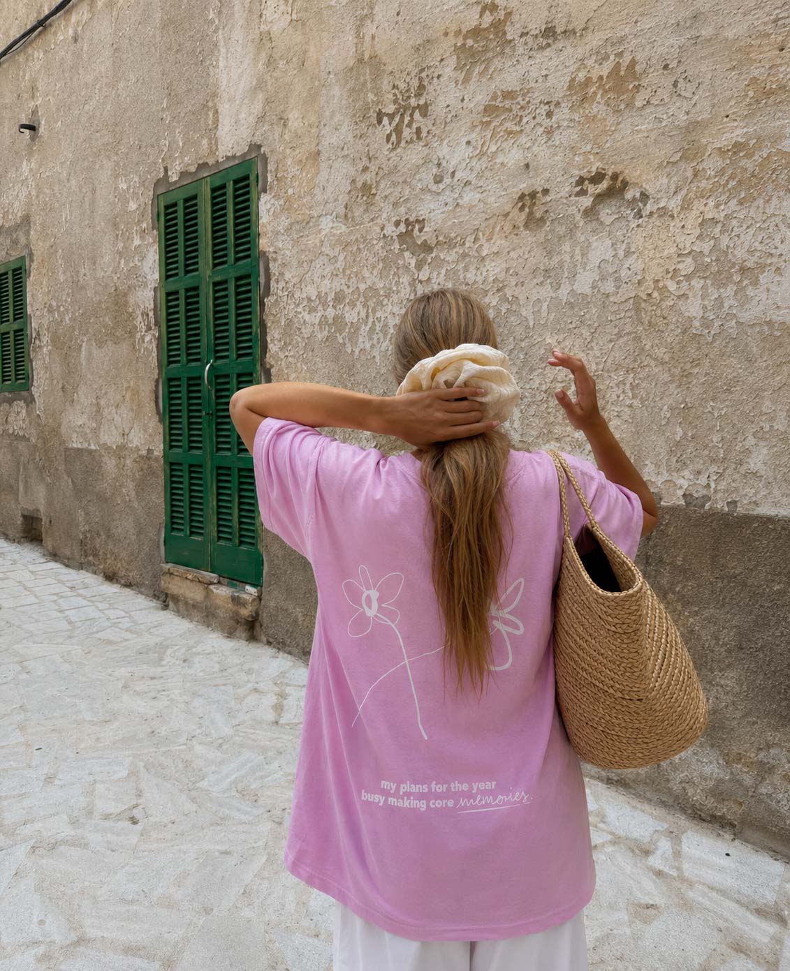 Mom Core Memories T-Shirt Pink