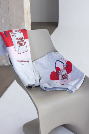DAD Cherry Sweater Grey Melange