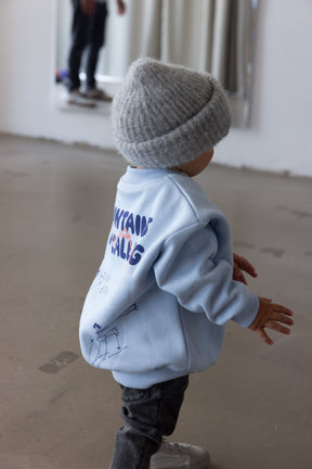 B-WARE Alpaca Strickbeanie Kids Soft Grey