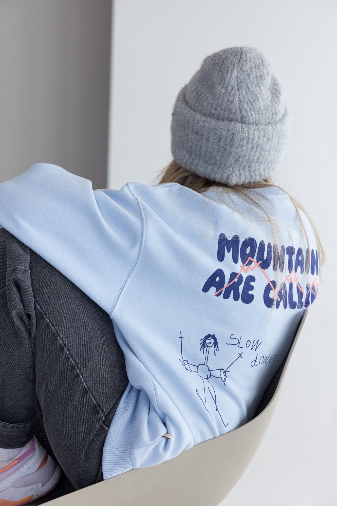 Alpaca Strickbeanie Adults Soft Grey