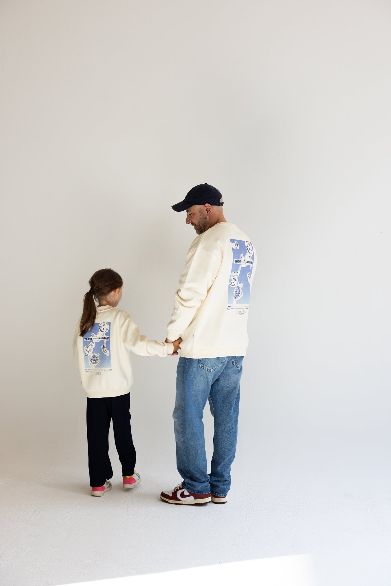 Dad To The Moon Sweater Sand