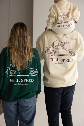 Mom Christmas Sweater Forest Green