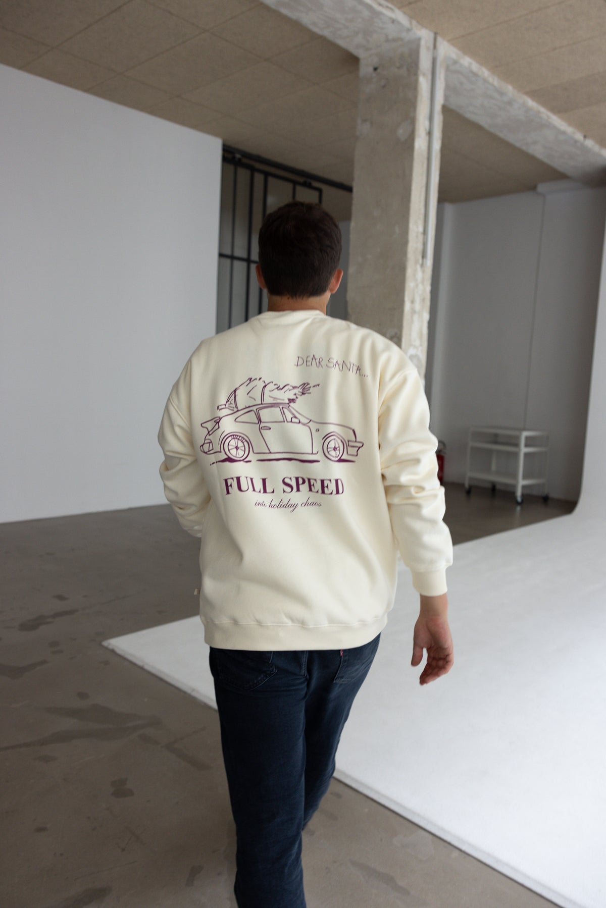 Dad Christmas Sweater Sand