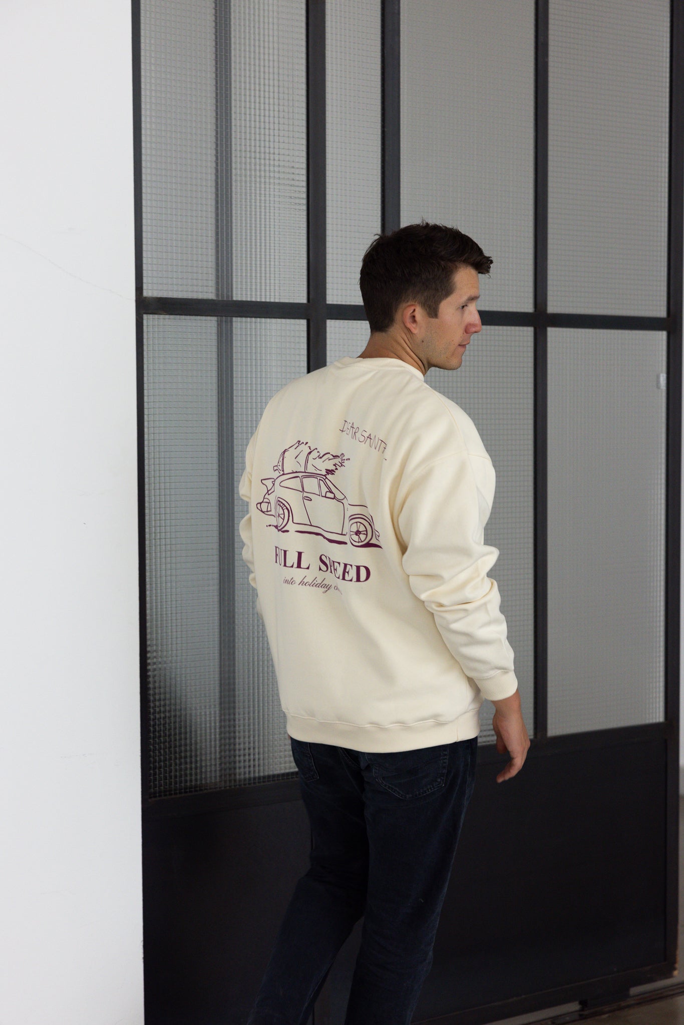 Dad Christmas Sweater Sand