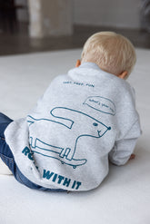 Kids Roll With It Grey Melange