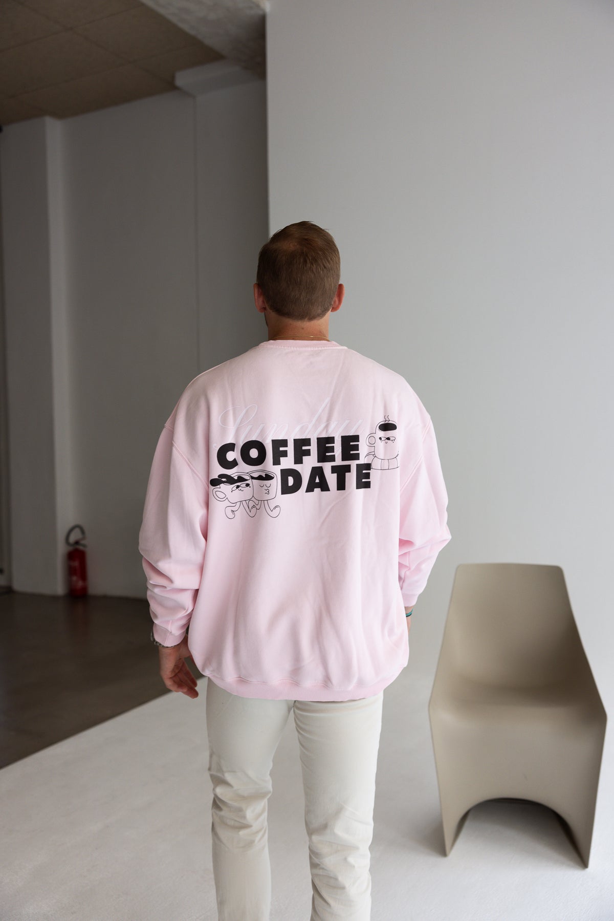Dad Sunday Coffee Date Soft Pink