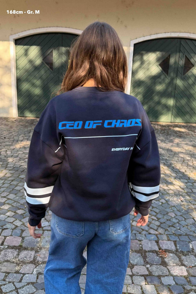 Women Team Chaos Sweater Charcoal