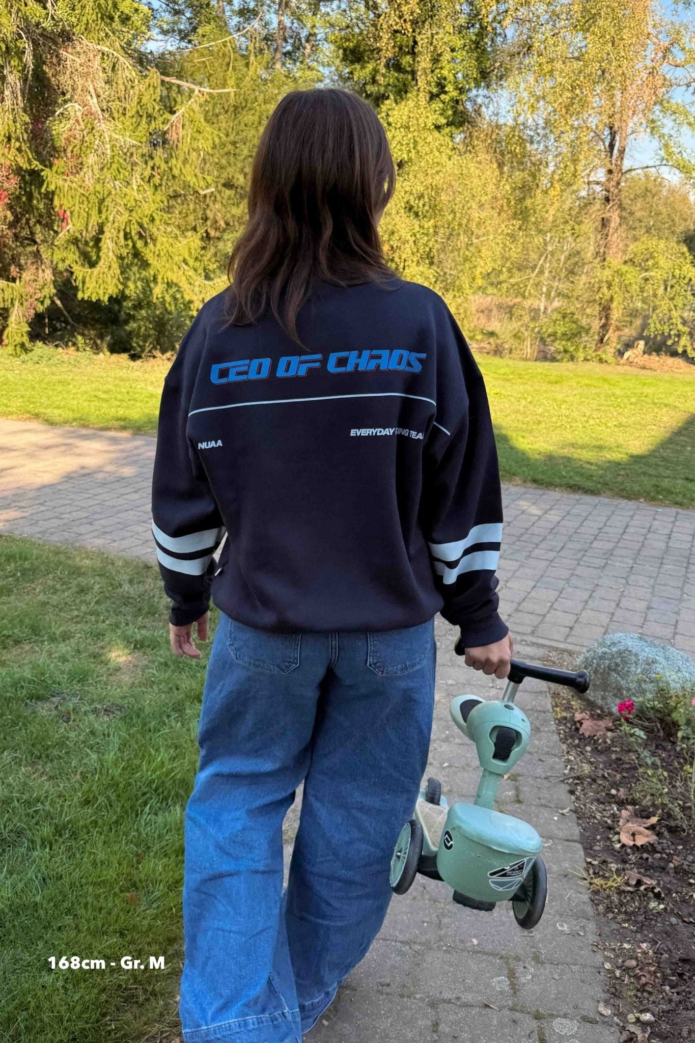 Women Team Chaos Sweater Charcoal