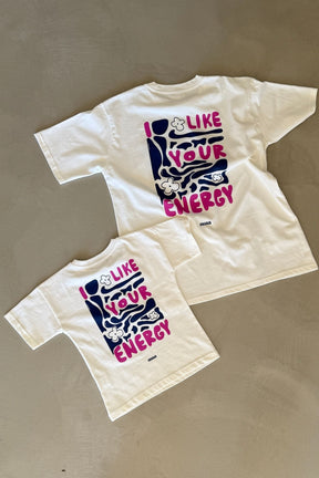 nuaa I Like your Energy Damen T-Shirt in Soft White – Partnerlook, Ansicht 7