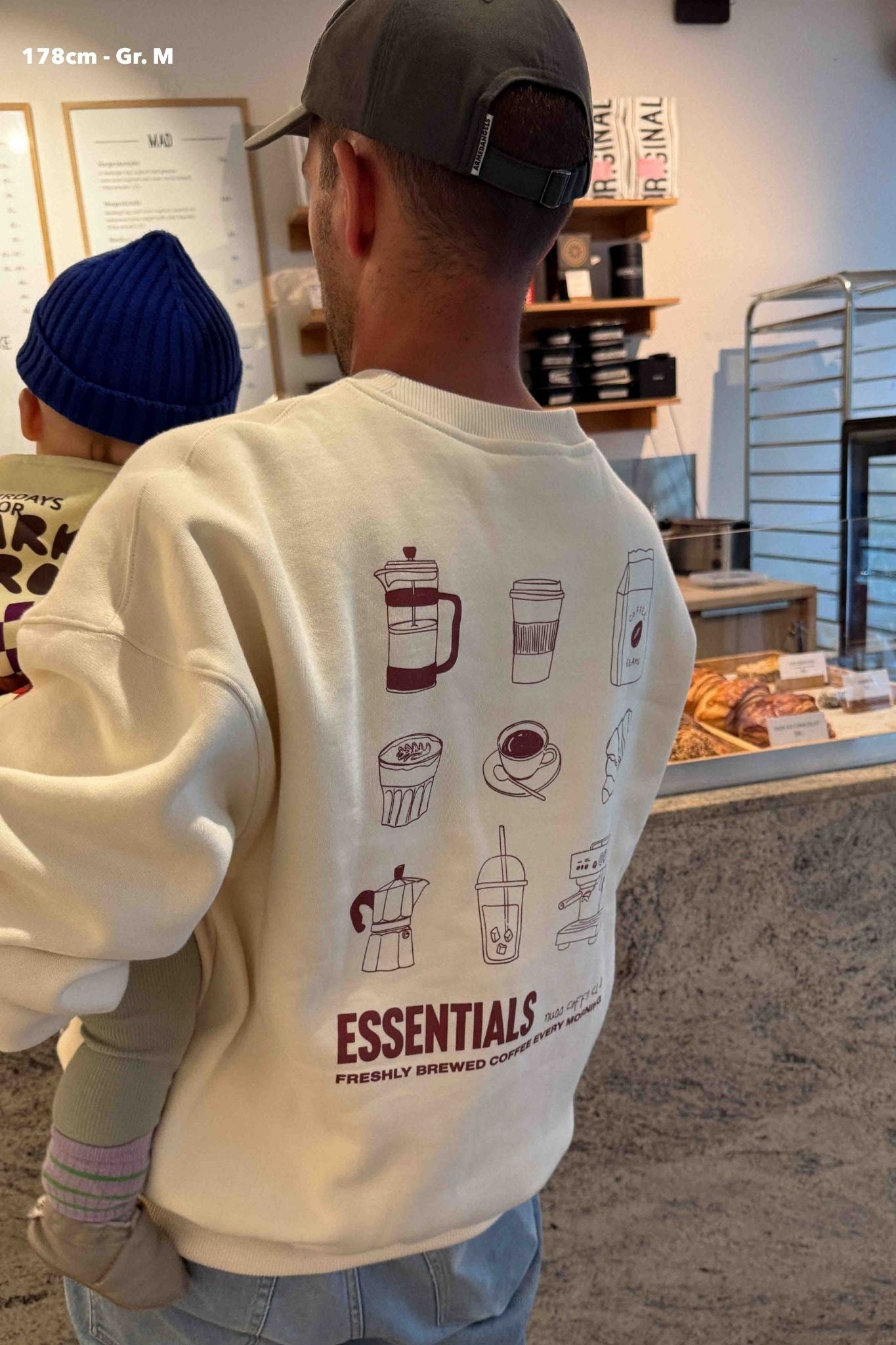 Men Coffee Essentials Sweater Vanilla