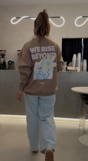 Mom Rise Beyond Sweater Light Brown