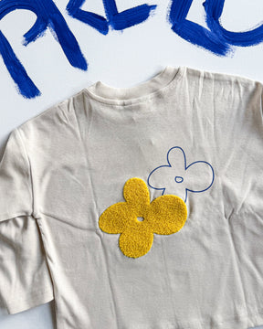 Pre-Loved: Flower Oversized Longsleeve Oat
