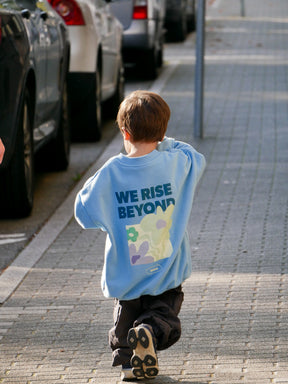 Kids Rise Beyond Sweater Dusty Blue