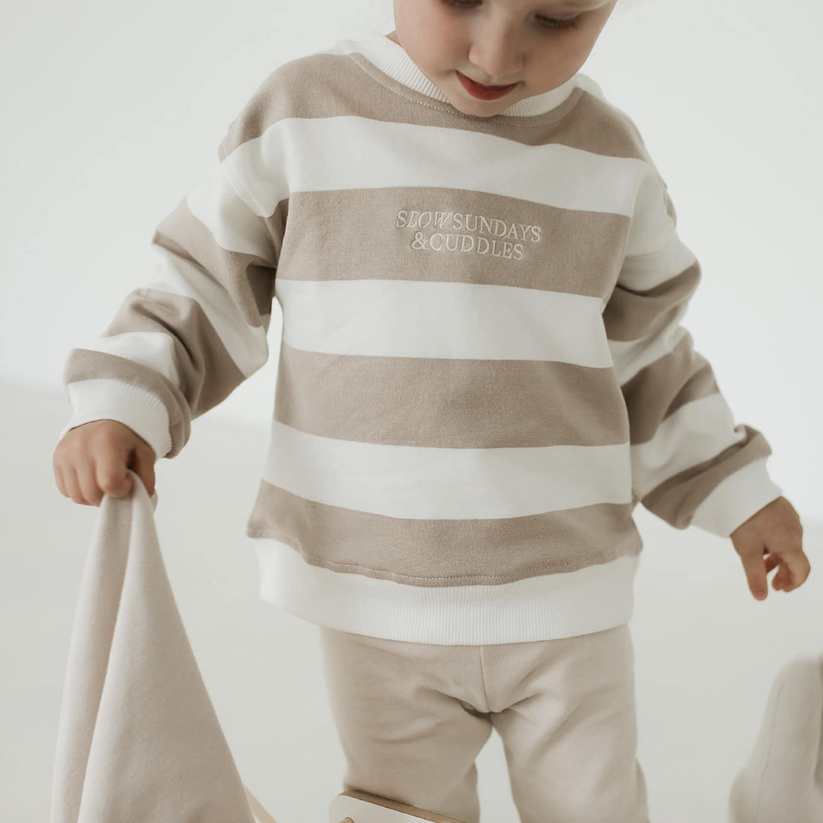 Slow Sundays & Cuddles Sweater Striped