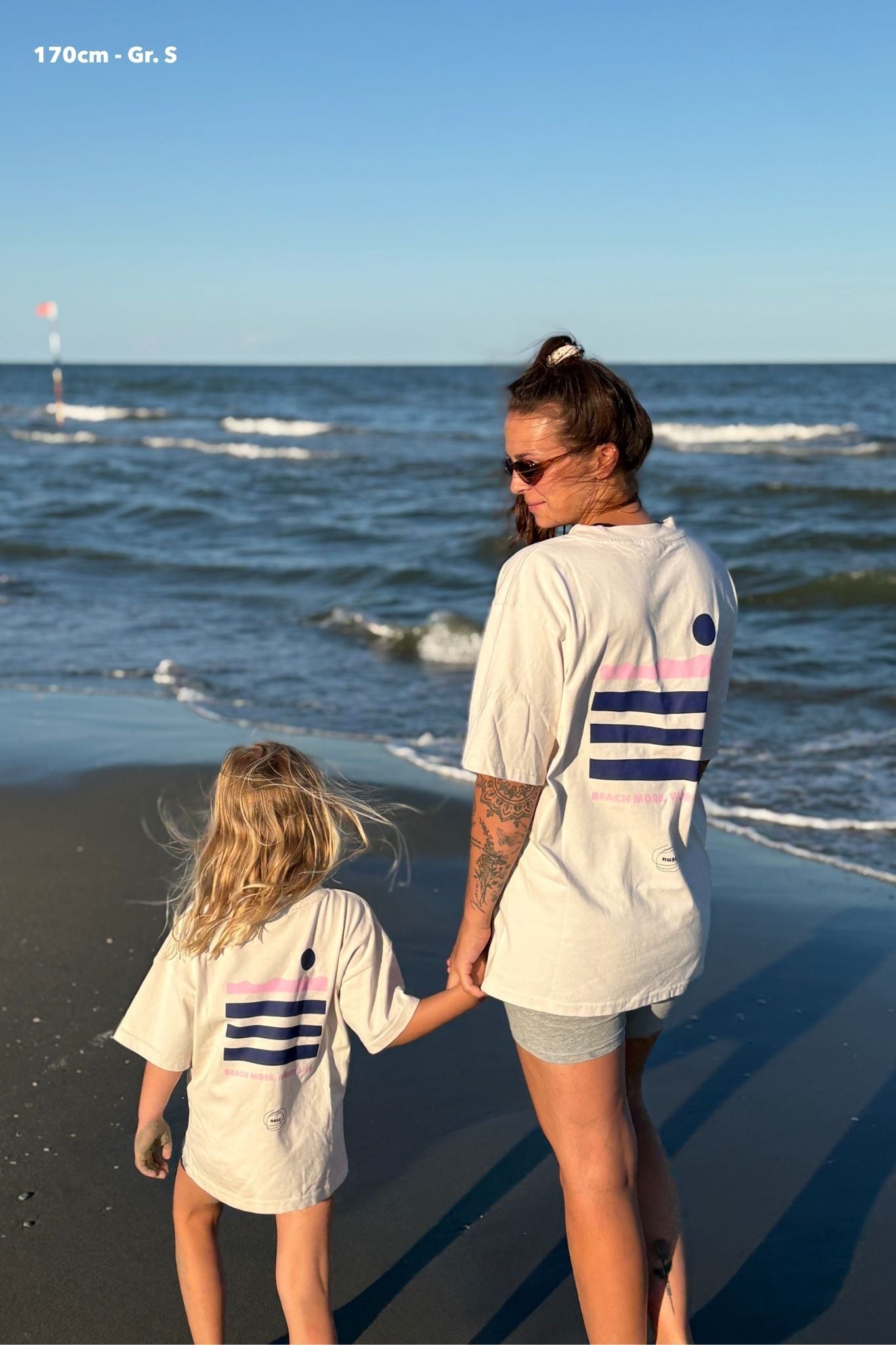 Women Beach More T-Shirt Oat