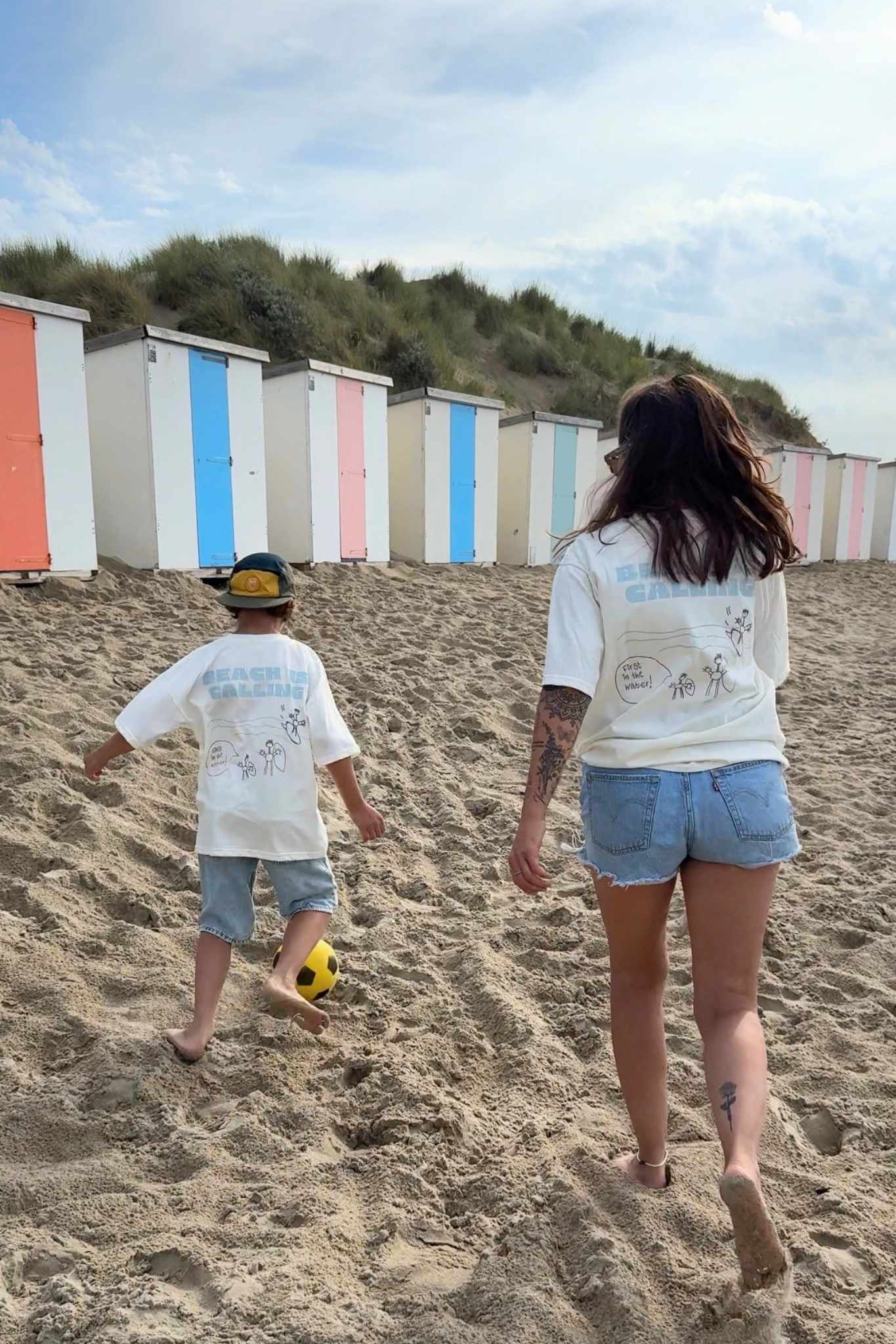 Kids Beach Is Calling T-Shirt Soft White