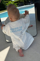 nuaa Beach Is Calling Kids T-Shirt in Soft White – Partnerlook