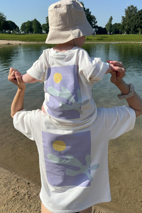 Kids Coral T-Shirt Lavender Mint