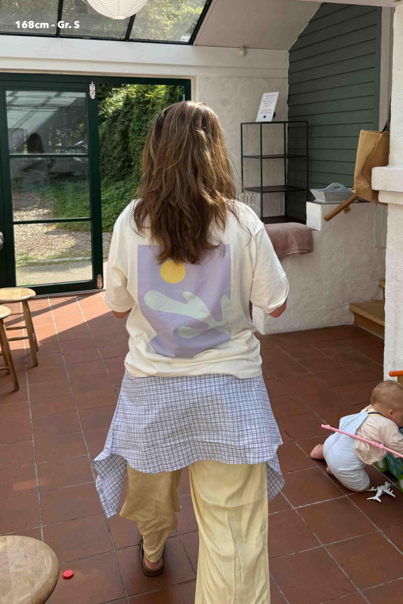 Women Coral T-Shirt Lavender Mint