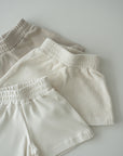 Relaxed Frottee Shorts Sand