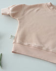 Waffel Sweatshirt Coral