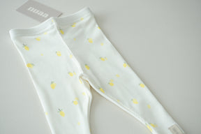Leichte Rib Leggings Lemon