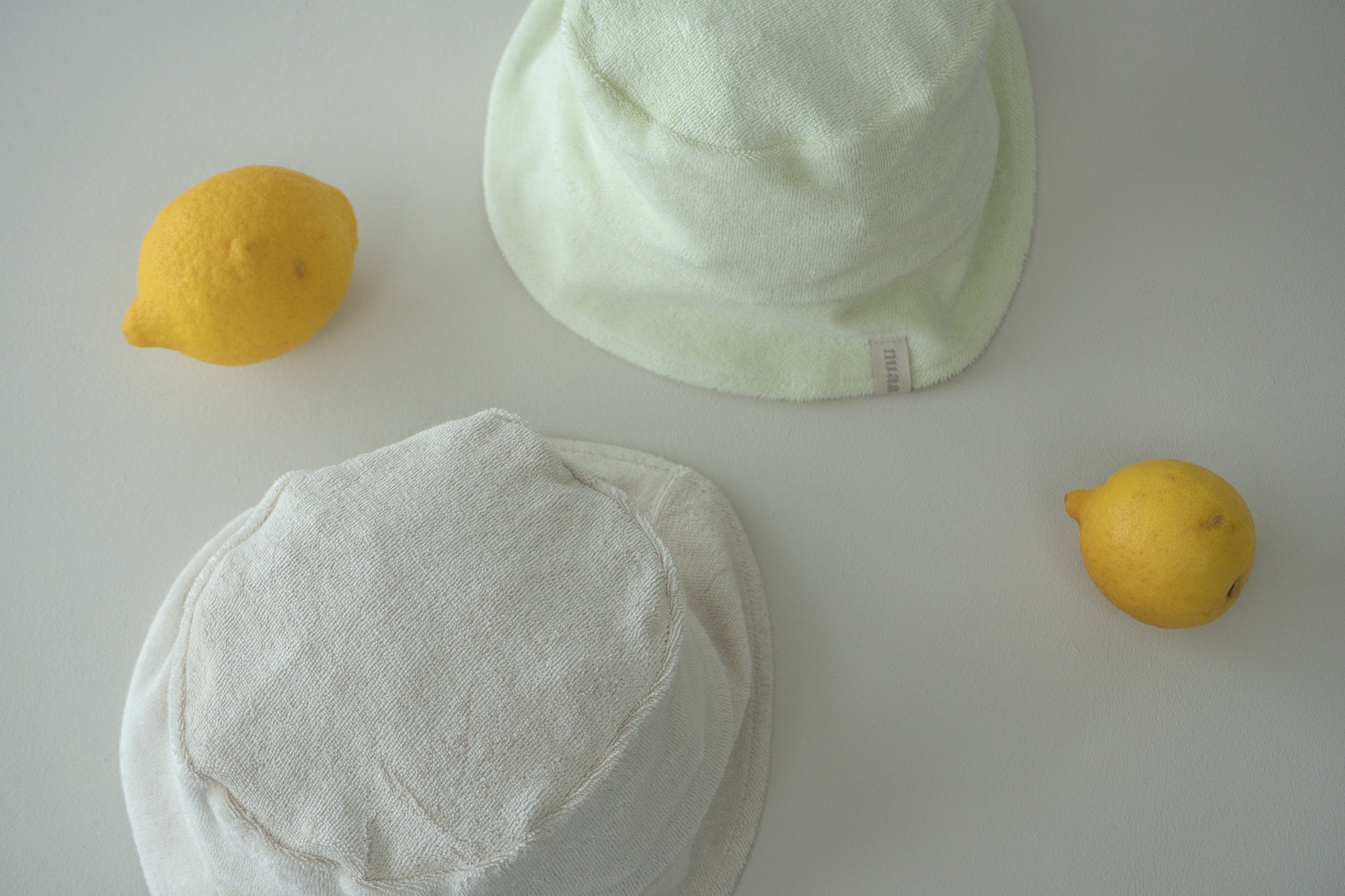 Frottee Bucket Hat Lime Cream