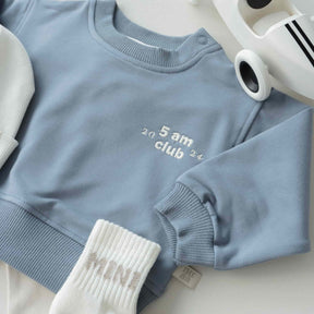 5 am Club Est. 2024 Sweater Bluestone