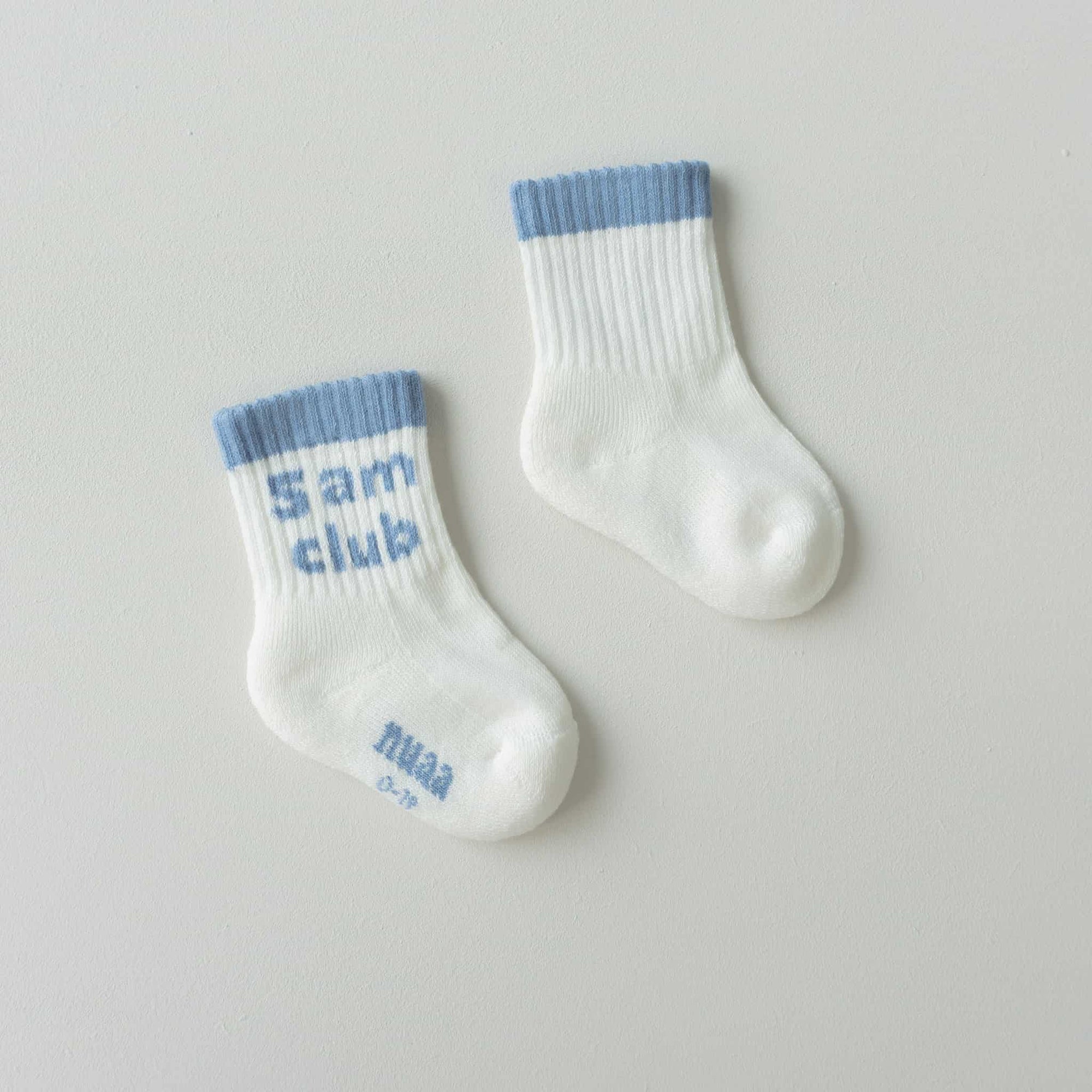 Socks 5 am Club White/Blue